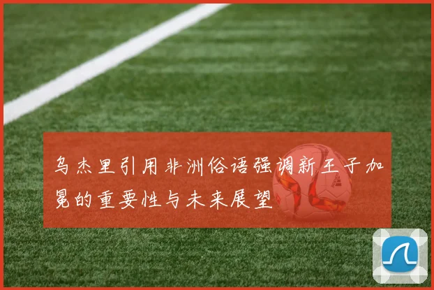 乌杰里引用非洲俗语强调新王子加冕的重要性与未来展望